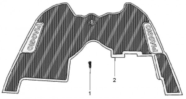 Fahrgestell Fußraumabdeckungen - Classic 400 422ccm 4T 2V AC 2014- MBX000T58RC001005