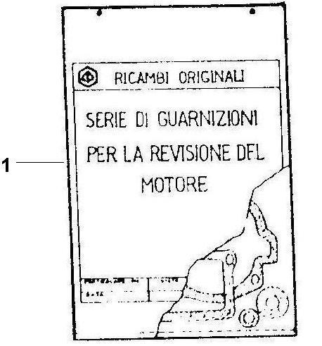 Motor Motordichtsatz - Vespa Car 125ccm 2T AC 1970- MPF1T