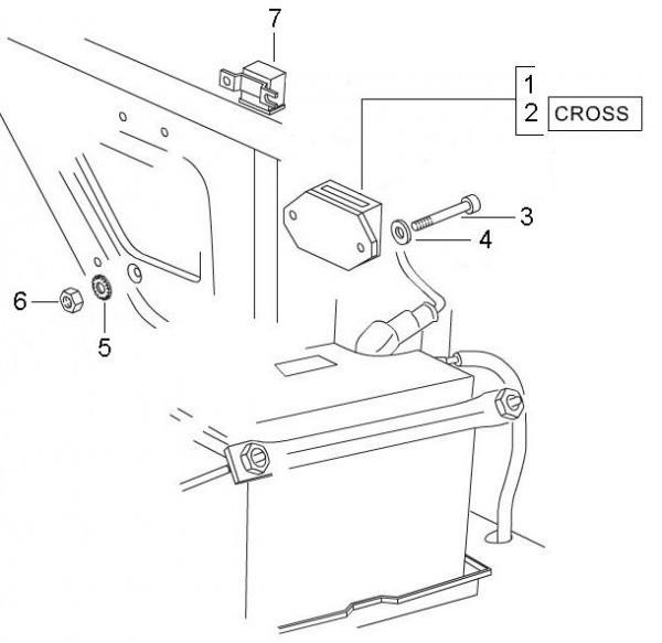 Elektrische Anlage Regler - Ape Mix 50ccm 2T AC 2009- ZAPC80000