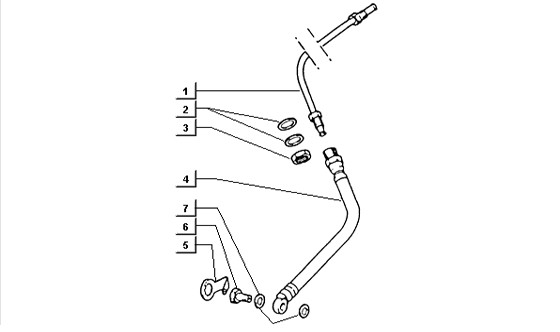 Radaufhängung Bremsleitungen vorn - Ape TM 422ccm 4T AC 1997-2004 ZAPT1000000001001