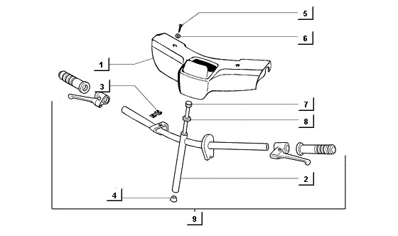 Lenker Lenker - Ape Mix 50ccm 2T AC 1998-2008 ZAPC80000