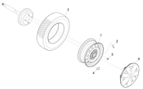 Radaufhängung Räder - Porter Multitech 1300ccm 4T LC 2015-