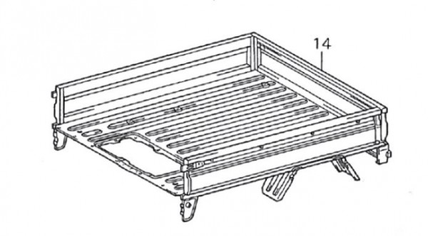 Fahrgestell Pritsche - Porter Porter 1000ccm 4T LC 1992-1998 ZAPS85