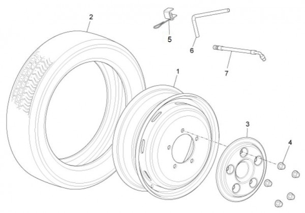 Radaufhängung Räder - Porter Maxxi Multitech 1300ccm 4T LC 2013- ZAPS90RJ