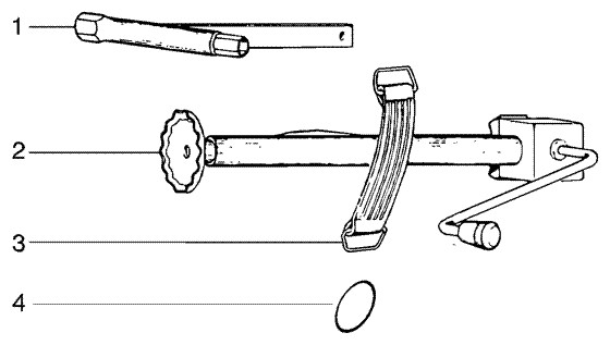Elektrische Anlage Wagenheber - Ape TM 422ccm 4T AC 1997-2004 ZAPT1000000023141