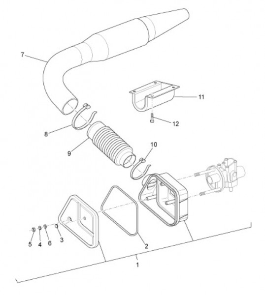 Motor Luftfilter - Ape Mix 50ccm 2T AC 2017- ZAPC80000