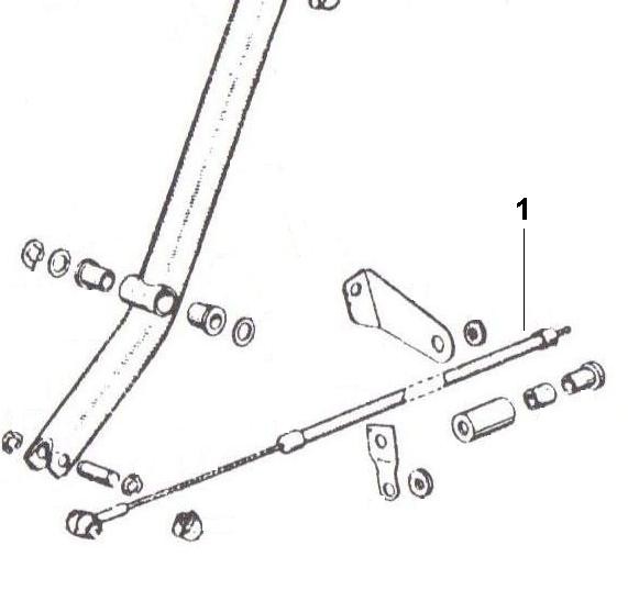Bowdenzüge Starterhebel - Ape 50ccm 2T AC 1971- TL2T