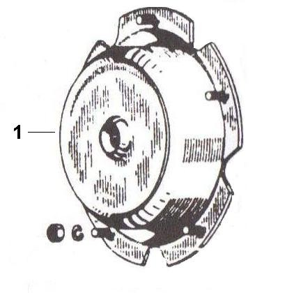 Radaufhängung Bremstrommel hinten - Ape 50ccm 2T AC 1971- TL2T
