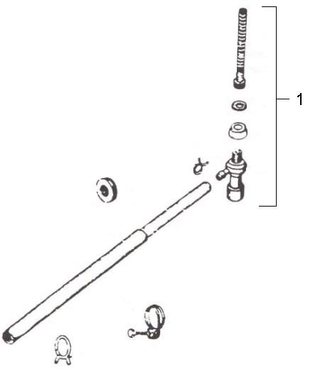 Fahrgestell Benzinhahn - Vespa Car 175ccm 2T AC 1980- MPP1T