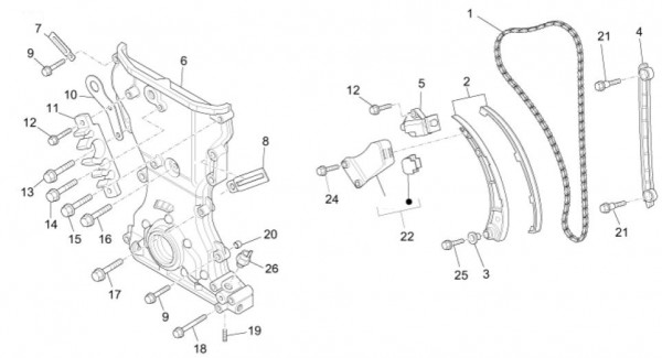 Motor Ventilsteuerung - Porter Maxxi Multitech 1300ccm 4T LC 2014- ZAPS90RJ