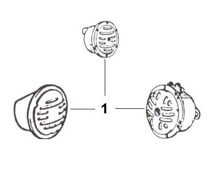 Elektrische Anlage Hupe - Ape Car 220ccm 2T AC 1985- AF4T