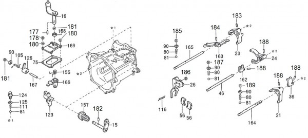 Motor Schaltgabel - Porter Porter 1000ccm 4T LC 1998-2009 ZAPS85