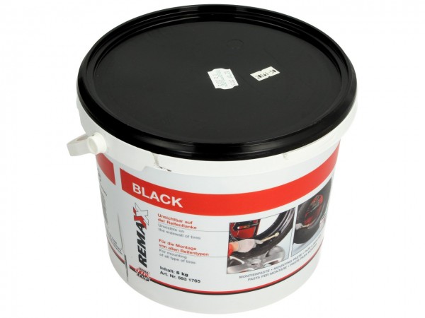 Econ Reifenmontagepaste, schwarz, 5 kg
