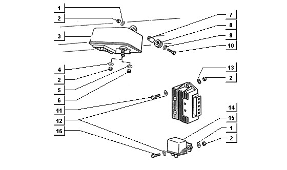 Elektrische Anlage Regler - Ape TM 422ccm 4T LC 2013- ZAPT1000000001001