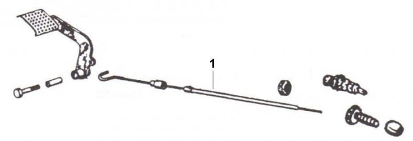 Bowdenzüge Kupplungszug - Ape 220ccm 2T AC 1978-1983 MPM2T