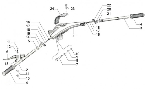 Lenker Lenker - Classic 400 422ccm 4T 2V AC 2016- MBX000T58RC001005