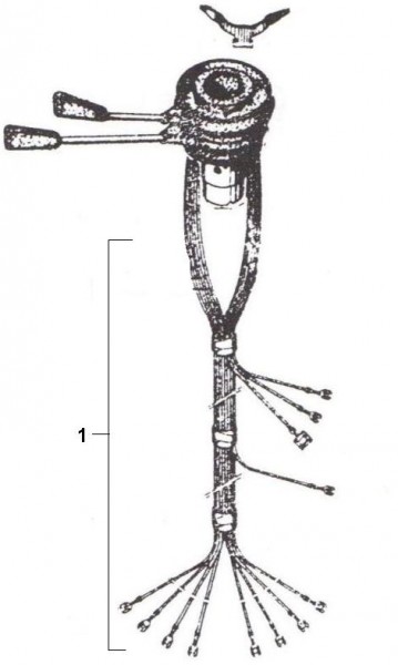 Elektrische Anlage Schalter - Vespa Car 125ccm 2T AC 1970- MPF1T