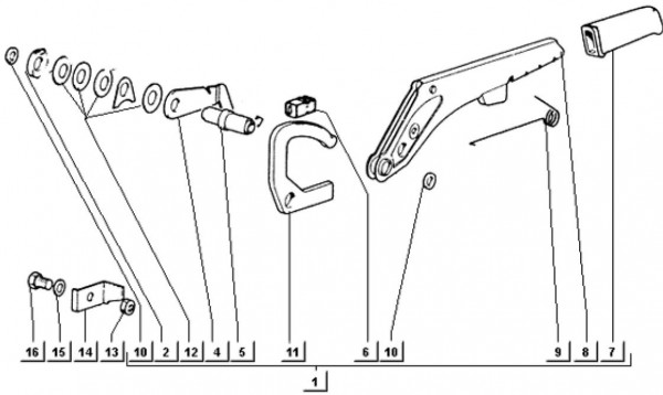 Bowdenzüge Handbremse - Ape TM 703 Diesel mit Lenkrad 422ccm 4T AC 1997-2004 ZAPT10000