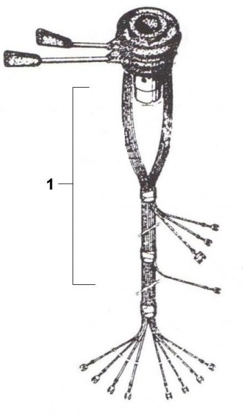 Elektrische Anlage Schalter - Ape 190ccm 2T AC 1978- MPR2T
