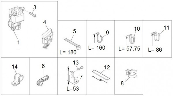 Elektrische Anlage Bauteile elektrische Anlage - Porter Porter Electric ccm 2010- ZAPS9E