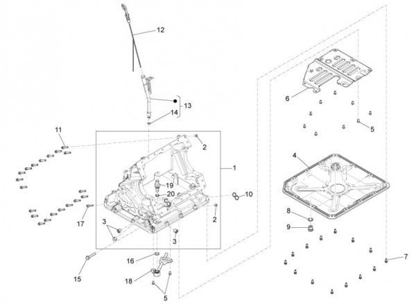 Motor Ölwanne - Porter D120 Diesel 1300ccm 4T LC 2013- ZAPS90CK