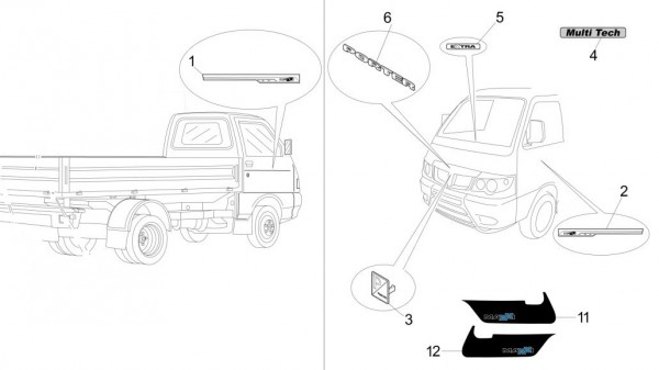 Fahrgestell Dekore - Porter Maxxi Multitech 1300ccm 4T LC 2015-