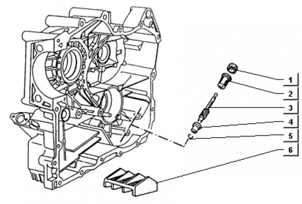 Motor Tachoantrieb - Ape TM 703 Diesel mit Lenkrad 422ccm 4T AC 1997-2004 ZAPT10000