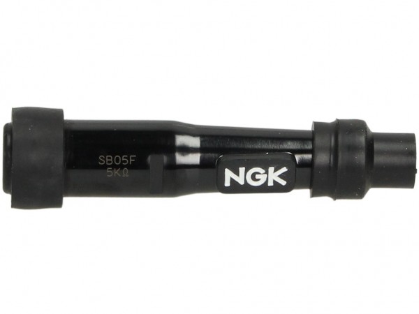 NGK Zündkerzenstecker, SB05F, schwarz, 0° gerade, für Anschlussgewinde