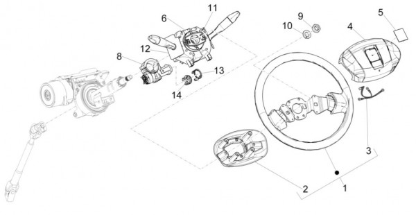 Lenker Lenkrad - Porter Multitech 1300ccm 4T LC 2017-