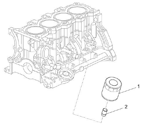 Motor Ölfilter - Porter Multitech 1300ccm 4T LC 2011- ZAPS90CJ