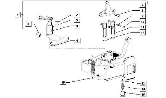 Motor Schaltgehäuse (Lenker) - Ape TM 422ccm 4T LC 2013- ZAPT1000000001001