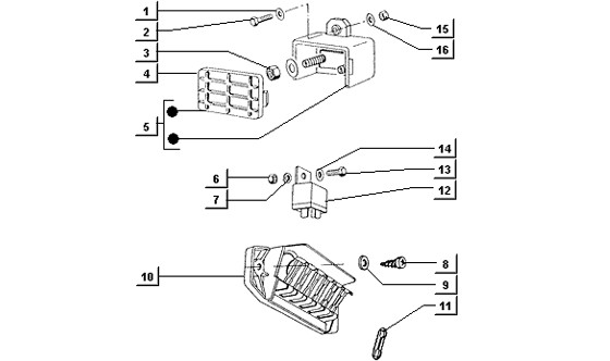 Elektrische Anlage elektrische Anlage - Ape TM 422ccm 4T LC 2013- ZAPT1000000001001