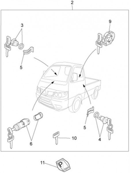 Elektrische Anlage Schloßsatz - Porter Porter Electric ccm 2012- ZAPS9E