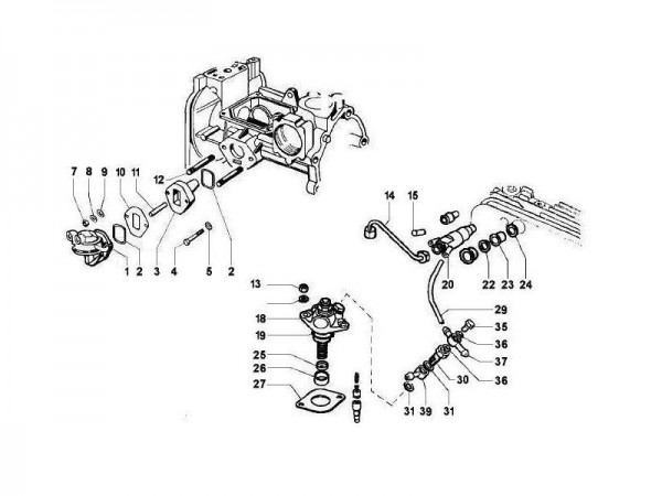 Motor Ölpumpe - MP 601 Classic 422ccm 4T LC 2013- MC349B0D2