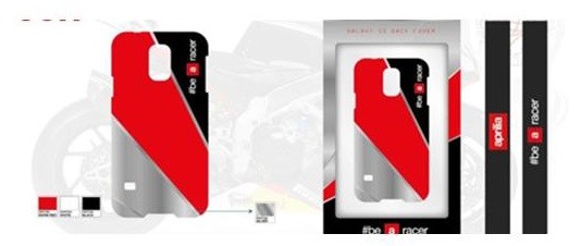 Aprilia Schutzhülle für Handy, rot, weiss, für Samsung S5