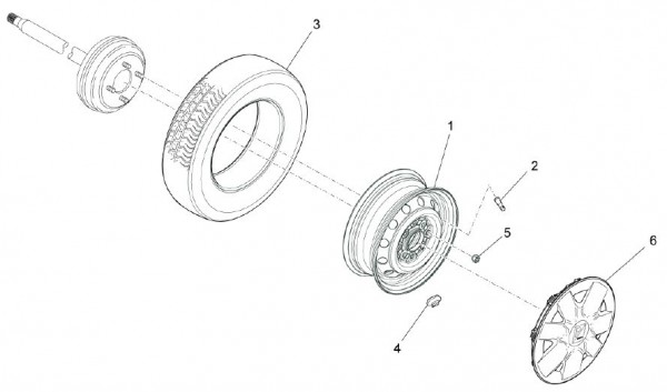Radaufhängung Räder - Porter Multitech 1300ccm 4T LC 2010- ZAPS90VJ