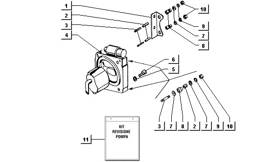 Fahrgestell Ölpumpe - Ape TM 218ccm 2T AC 1984- ATM2 00001001