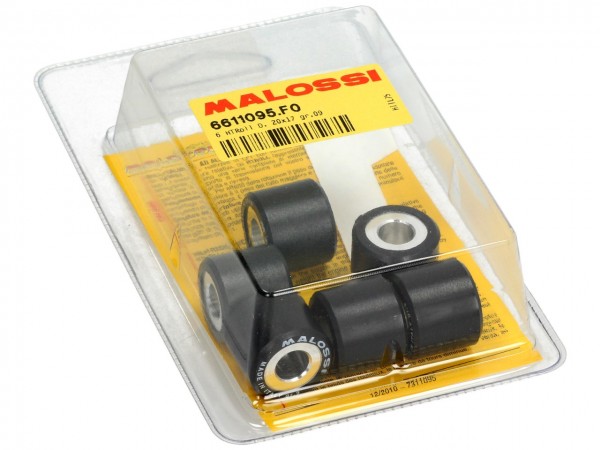 Malossi Variatorrollensatz, 20x17 mm, 9,0 g, Stück: 6