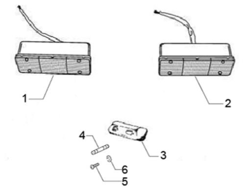 Elektrische Anlage Rücklicht - Classic 400 422ccm 4T 2V AC 2014- MBX000T58RC001005