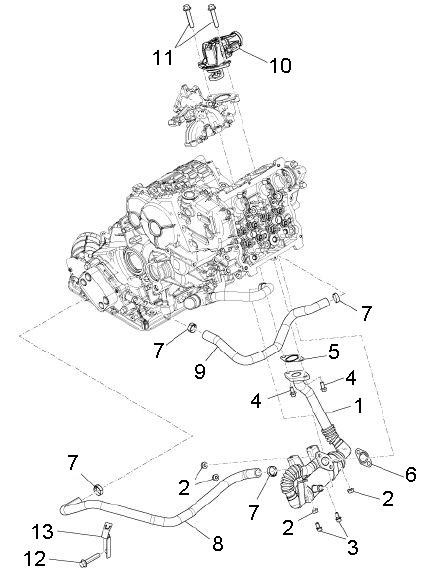 Motor EGR Ventil - Porter D120 Diesel 1300ccm 4T LC 2011- ZAPS90CK