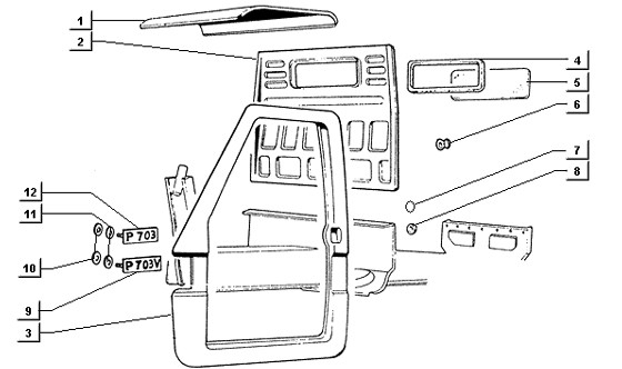 Fahrgestell Fahrerkabine II - Ape TM 422ccm 4T LC 2013- ZAPT1000000001001