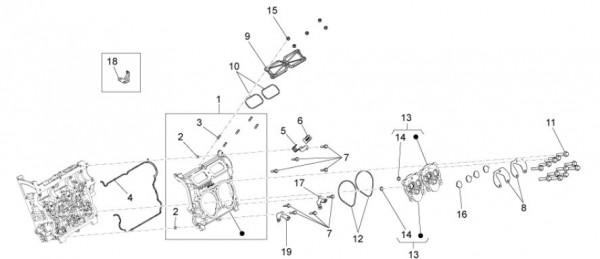 Motor Zylinderkopfabdeckungen - Porter D120 Diesel 1300ccm 4T LC 2013- ZAPS90CK