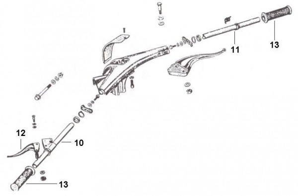 Lenker Lenker - Vespa Commercial 175ccm 2T AC 1967-1974 AD2T