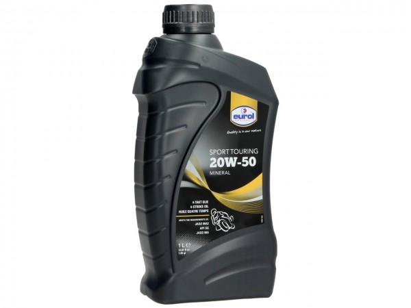 Eurol Motoröl 4 Takt, 20W/50, Eurol Sport Touring SAE, mineralisch, 1 l