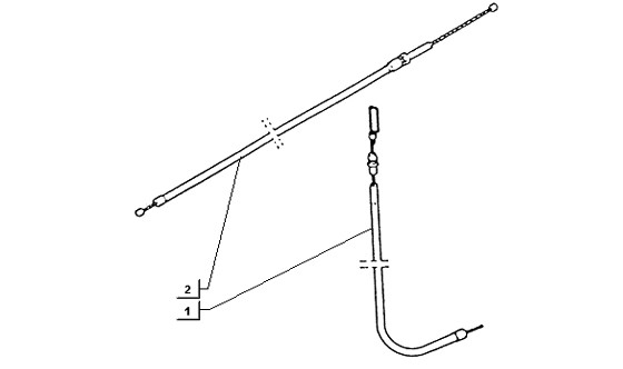 Bowdenzüge Gaszug - Ape TM 218ccm 2T AC 1999-2004 ZAPT1000000001001