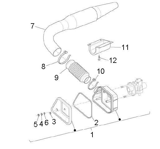 Motor Luftfilter - Ape Mix 50ccm 2T AC 2013- ZAPC80000