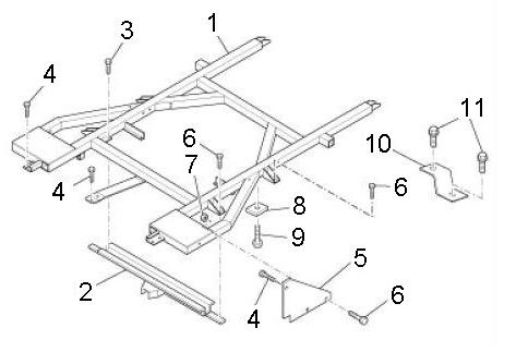 Fahrgestell Ladefläche offen Chassis - Porter D120 Diesel 1300ccm 4T LC 2011- ZAPS90CK