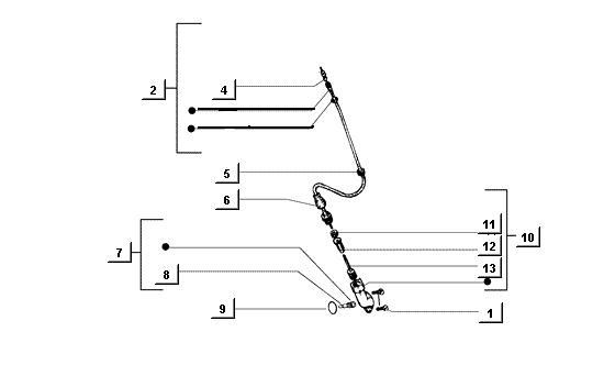 Bowdenzüge Tachowelle - Ape Mix 50ccm 2T AC 1998-2008 ZAPC80000