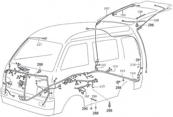 Elektrische Anlage Kabelbaum Van - Porter Porter 1000ccm 4T LC 1992-1998 ZAPS85