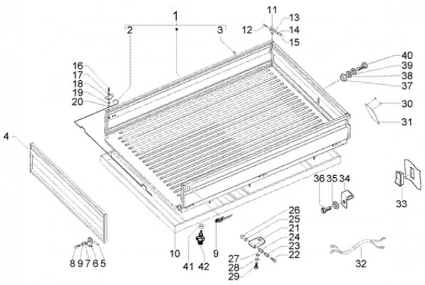 Fahrgestell Anbauteile Pritsche - Ape TM 703 Diesel mit Lenker 422ccm 4T AC 2005-2010 ZAPT10000